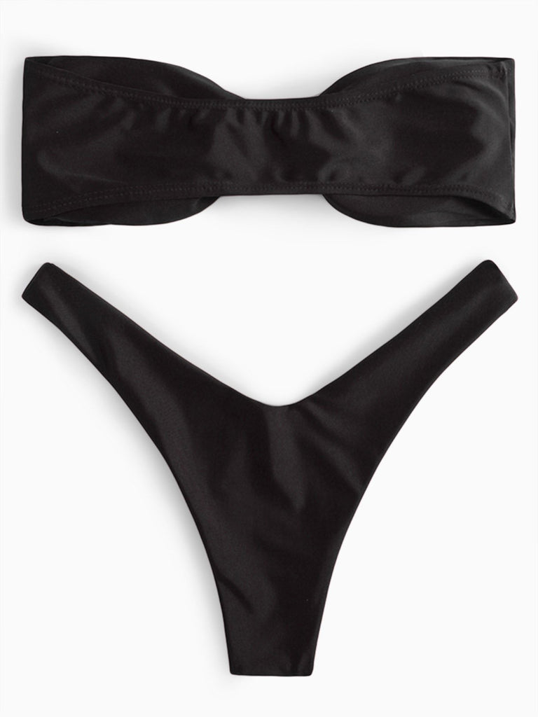 Womens Black Bikinis