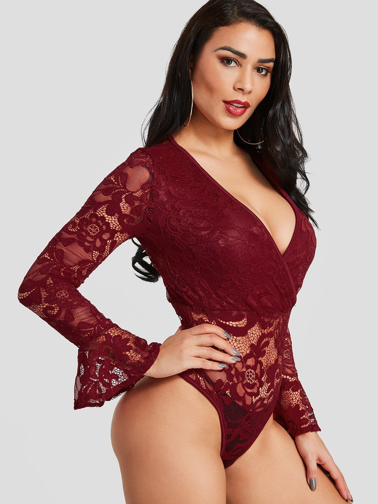 Ladies Burgundy Blouses
