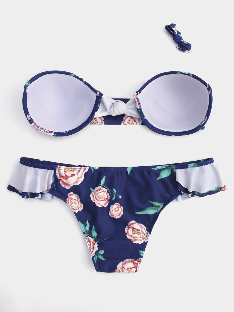 Womens Blue Bikinis