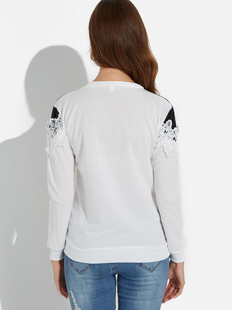 Womens Black & White T-Shirts