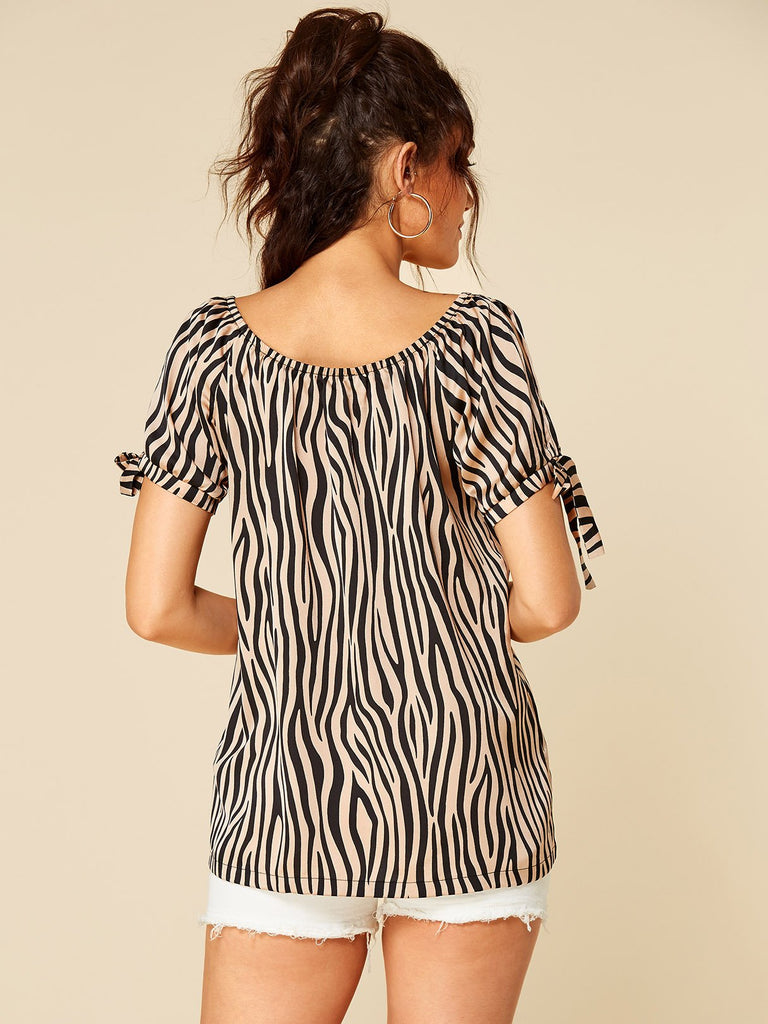 Ladies Short Sleeve Top