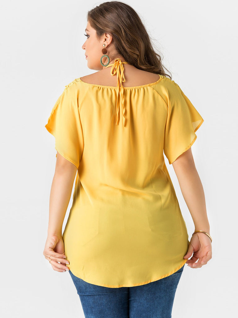 Womens Cotton Tops Plus Size