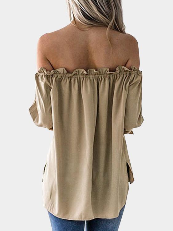 Womens Khaki Blouses