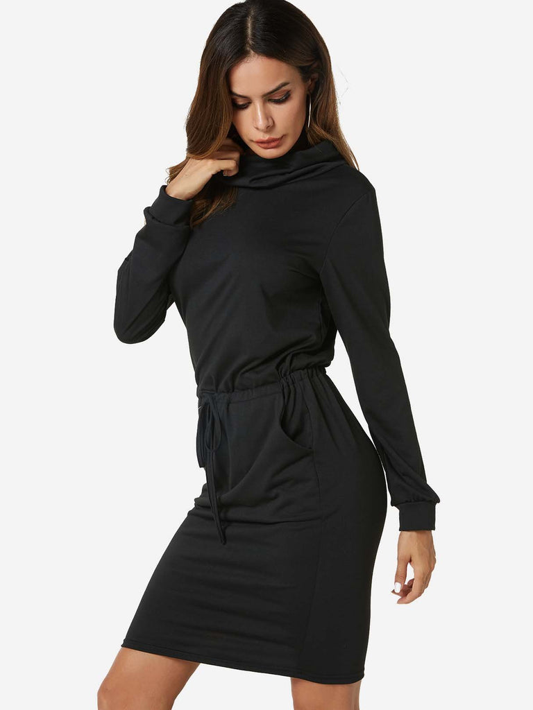 Ladies Black Casual Dresses