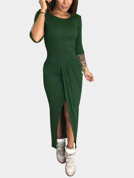 Womens Green Maxi Dresses