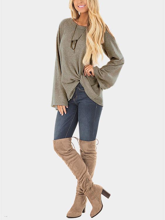 Ladies Beige T-Shirts