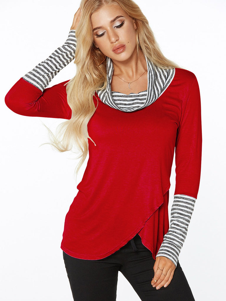 Ladies Long Black Top