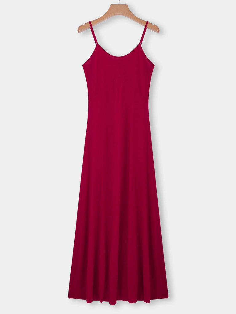 Ladies Burgundy Maxi Dresses