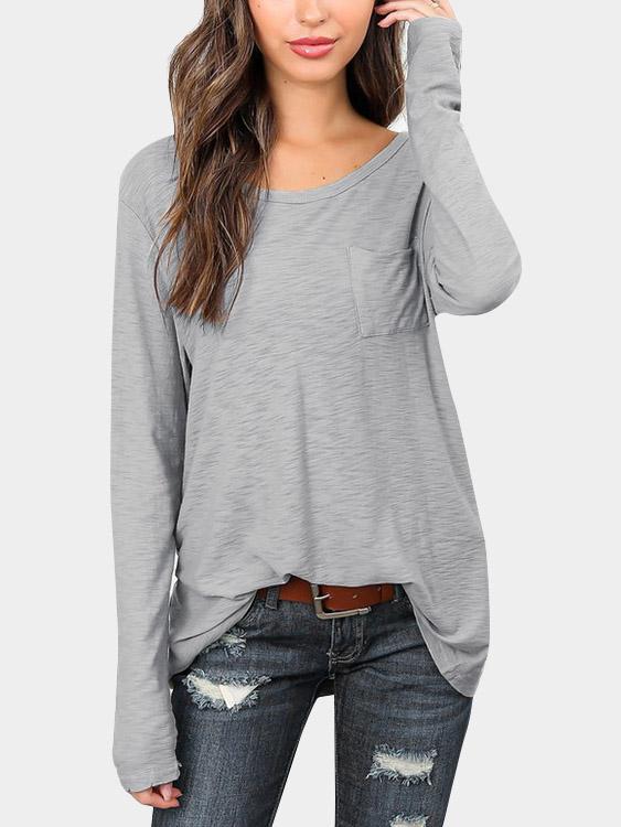 Womens Grey T-Shirts