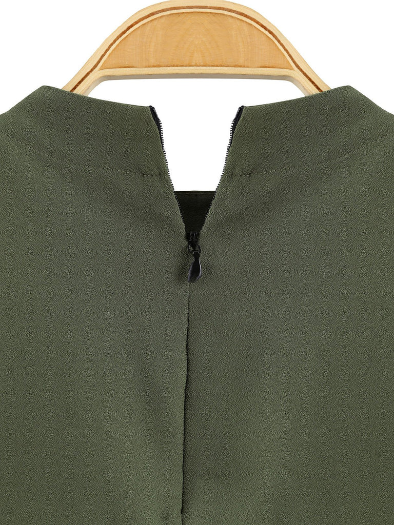 Ladies Army Green Blouses