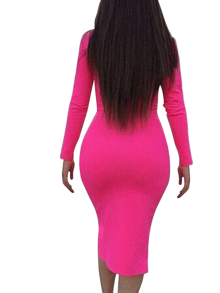 Ladies Black Midi Dresses