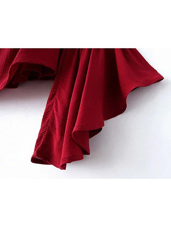 Ladies Red Blouses