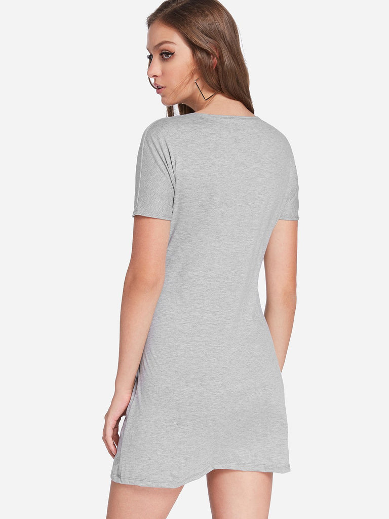 Womens Grey Casual Dresses
