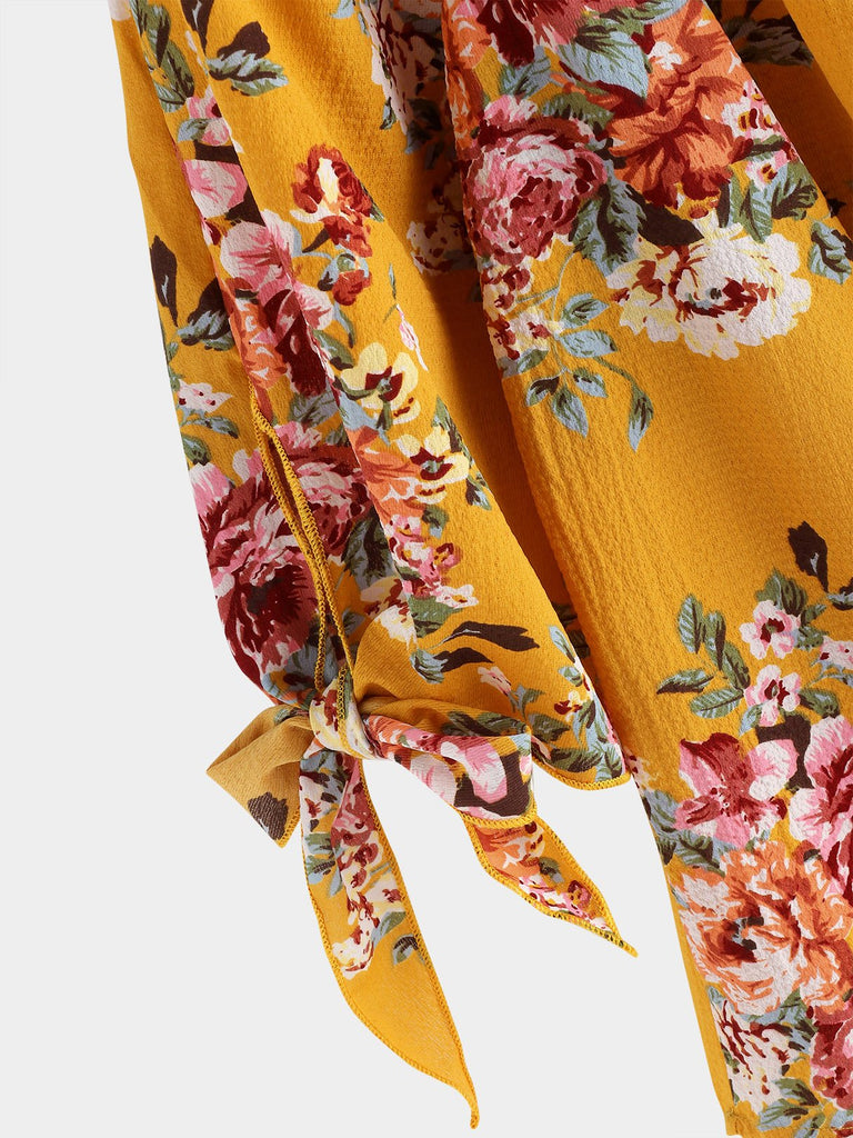 Womens Floral Print Blouses