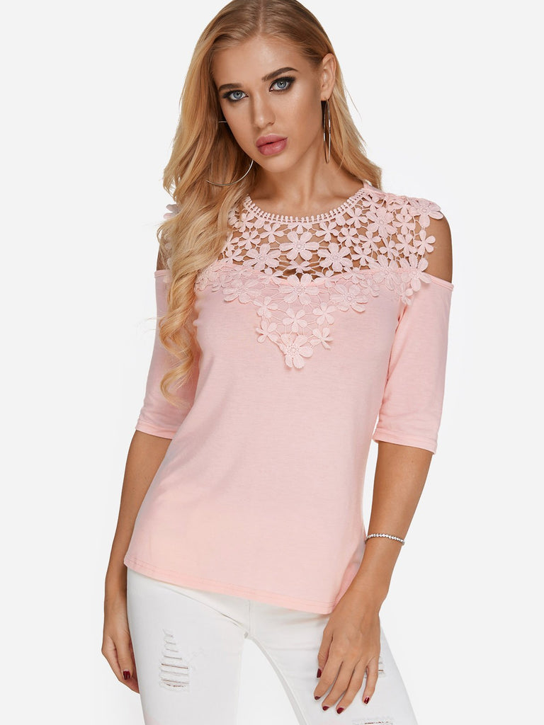 Ladies Half Sleeve T-Shirts
