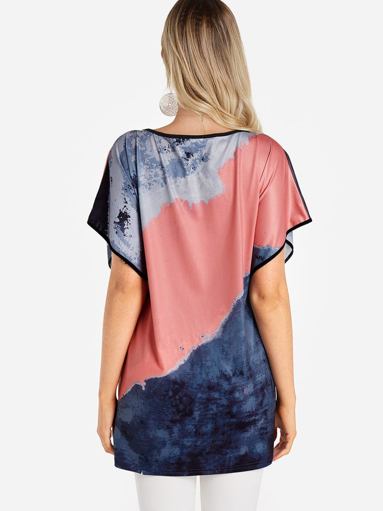 Womens Color Block T-Shirts