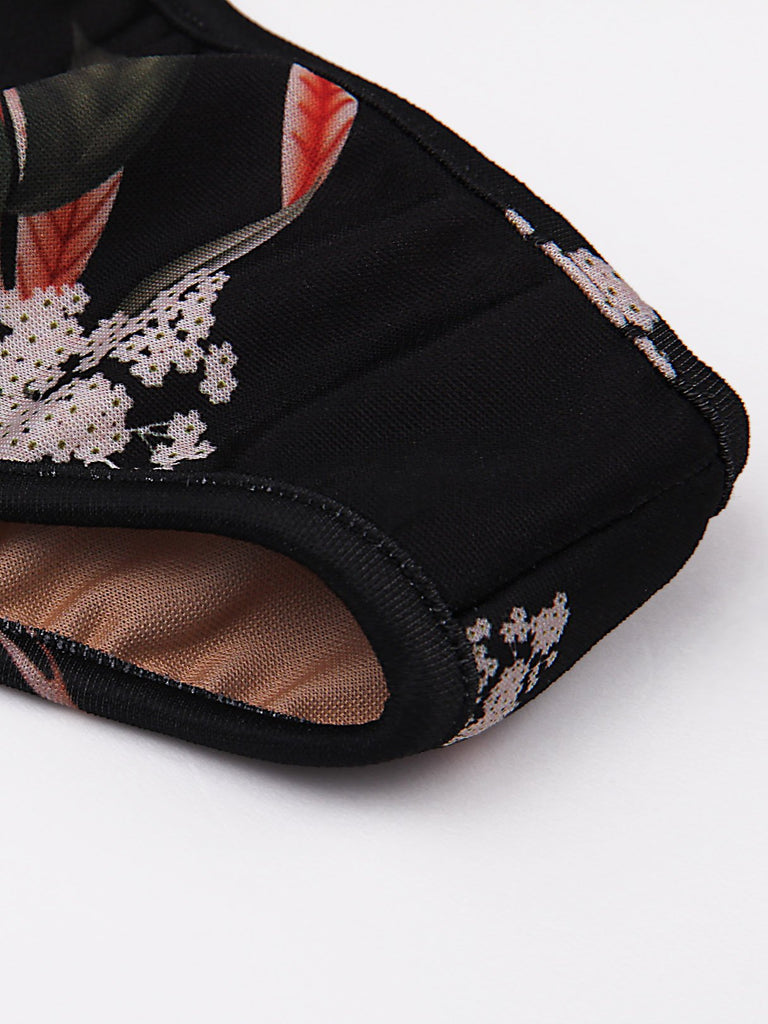 Womens Floral Print 2 Piece Bikinis
