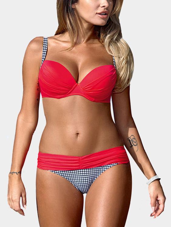 Womens Red Bikinis