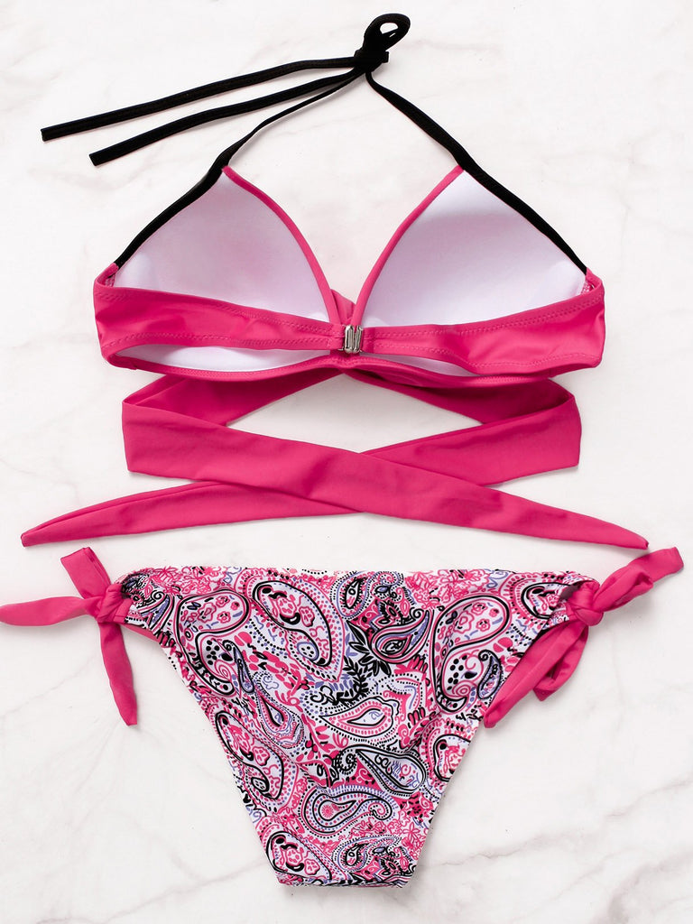 Womens Shrimp Pink Bikinis