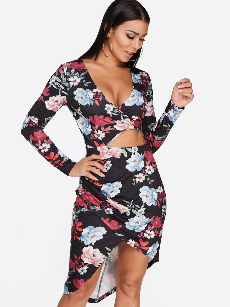 Ladies Floral Floral Dresses