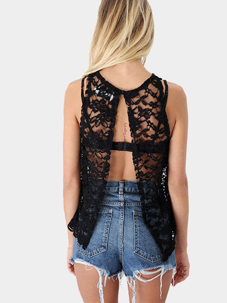 Womens Black Camis