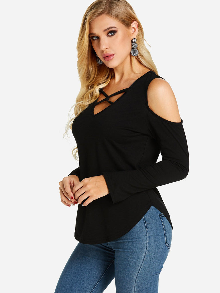 Ladies Black T-Shirts