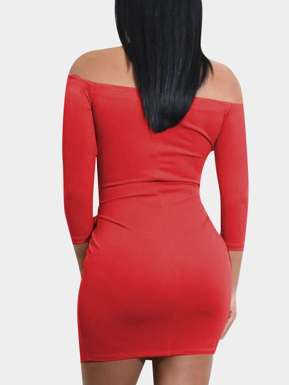 Womens Red Mini Dresses