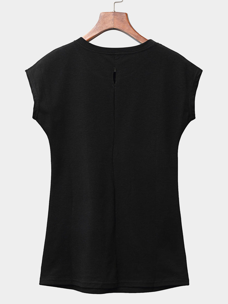 Womens Black T-Shirts