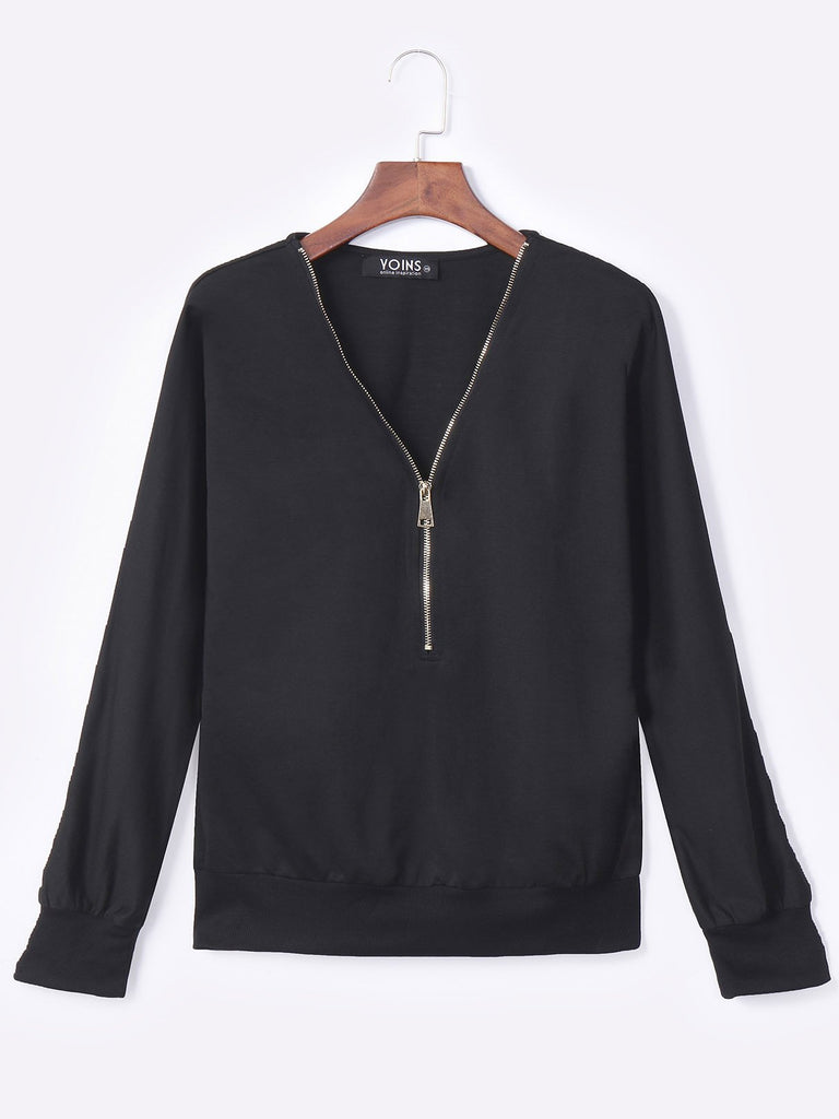 Womens Black T-Shirts