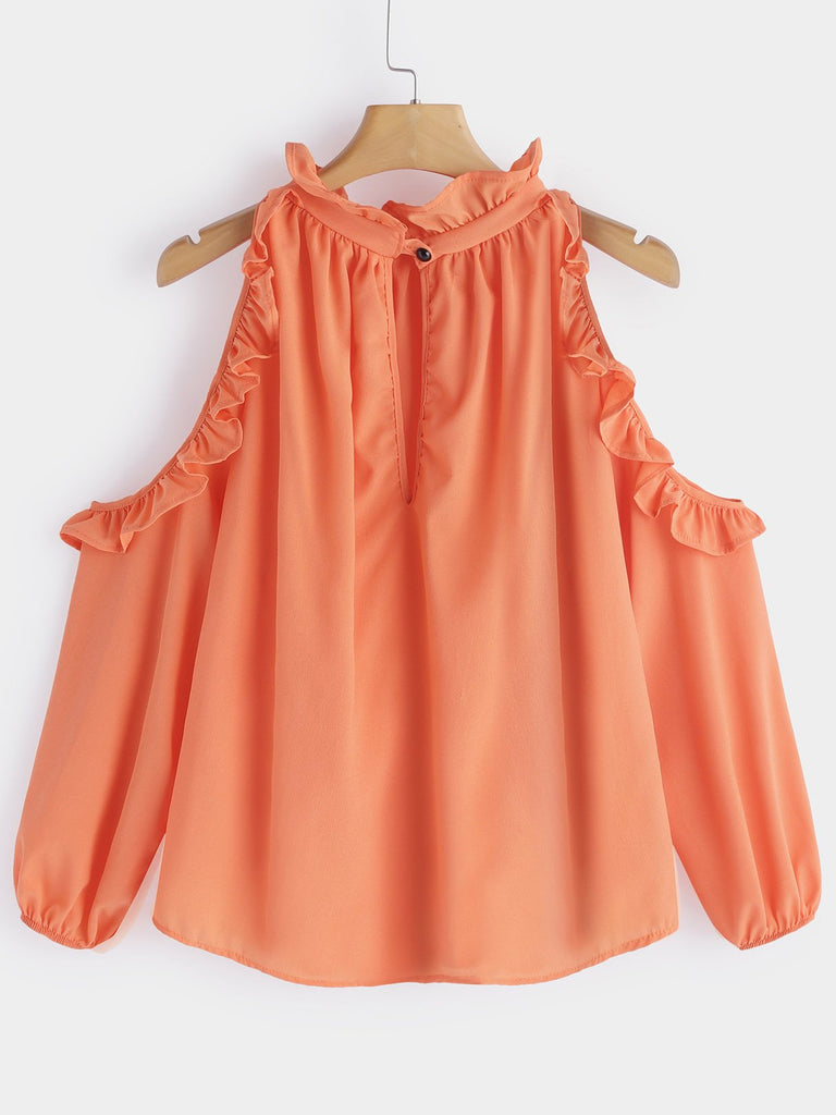 Womens Orange Blouses