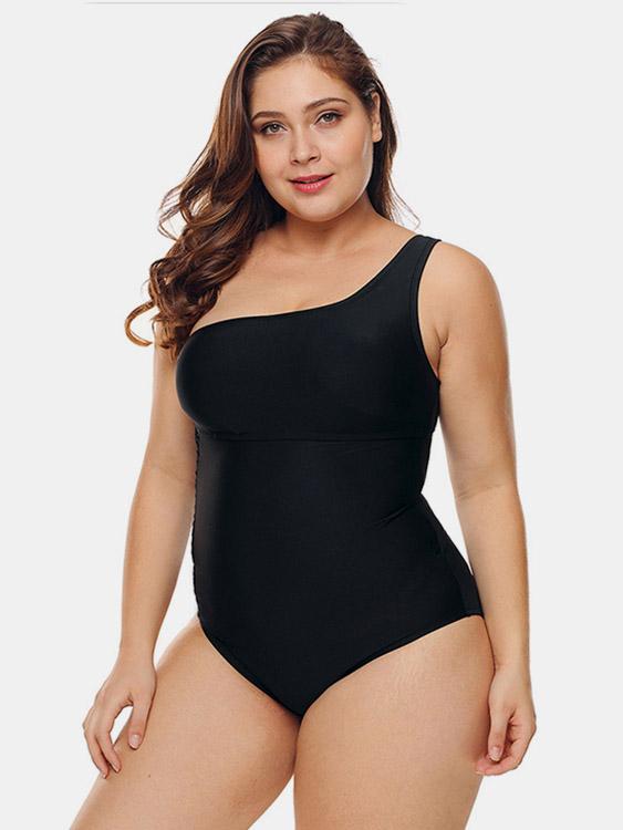 Ladies Sleeveless Plus Size Swimwear