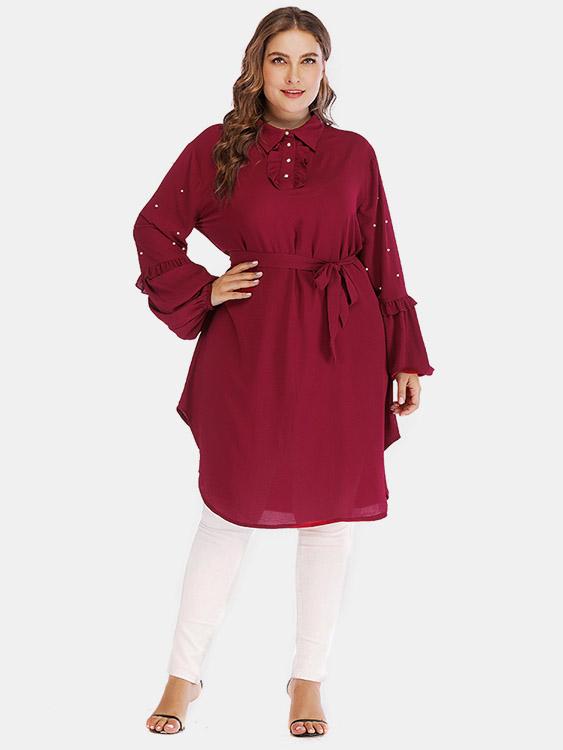 Ladies Plus Size Lace Tops