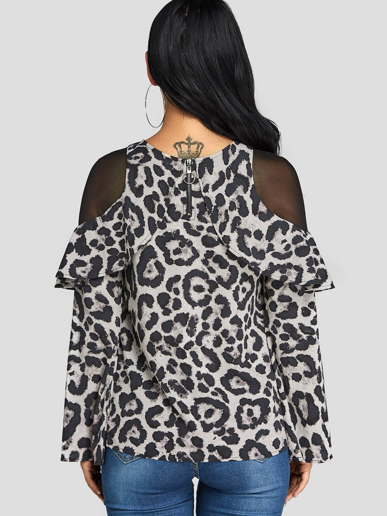 Womens Leopard Blouses