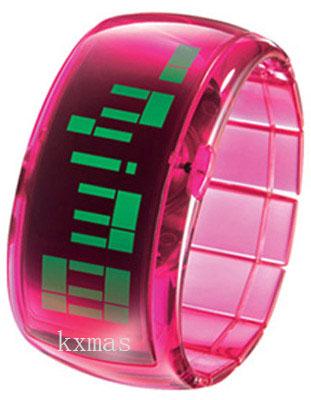 Wholesale Swiss Translucent Pink Expansion Polycarbonate Watch Wristband DD101-1_K0042019