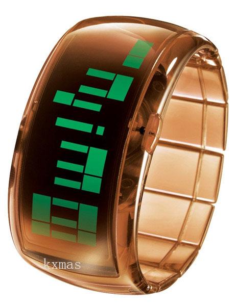 Wholesale Quality Translucent Brown Expansion Polycarbonate Wristwatch Band DD101-2_K0042017