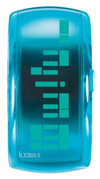 Wholesale Good Looking Translucent Blue Expansion Polycarbonate Wristwatch Strap DD101-7_K0042014