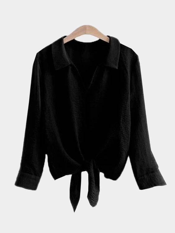 Womens Black Blouses