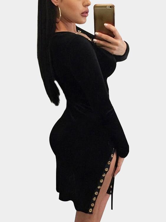Womens Black Mini Dresses
