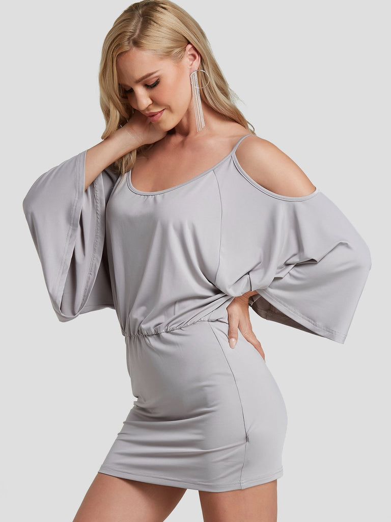 Womens Grey Mini Dresses