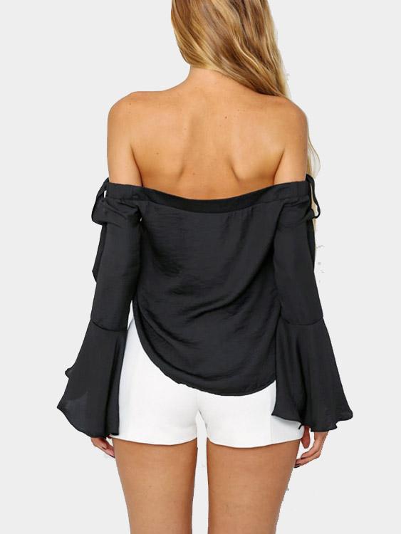 Womens Black Blouses
