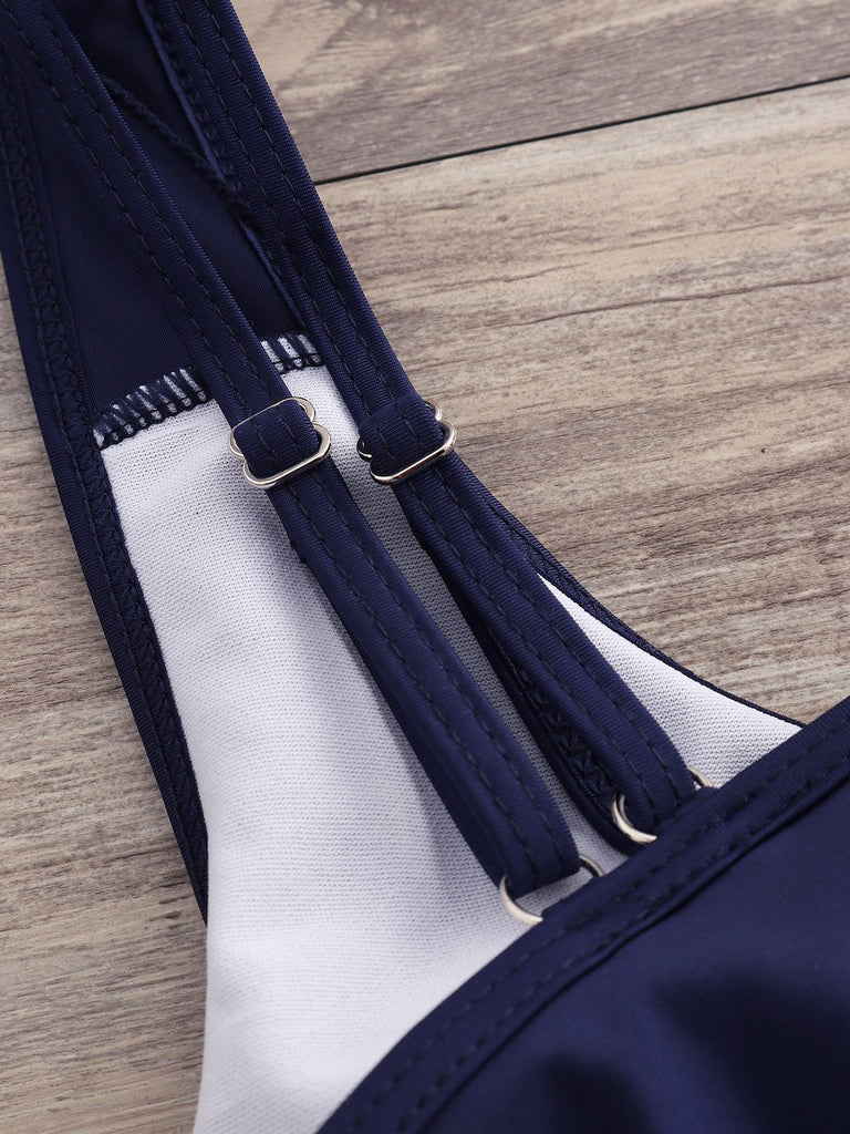 Ladies Navy Bikinis