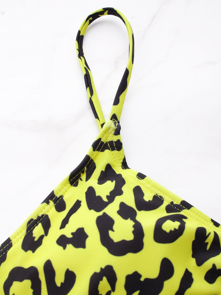 Womens Leopard Bikini Set