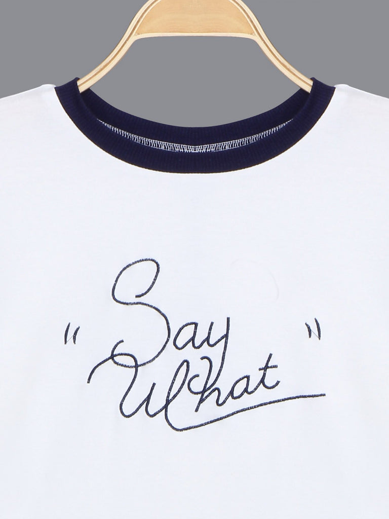 Ladies White T-Shirts