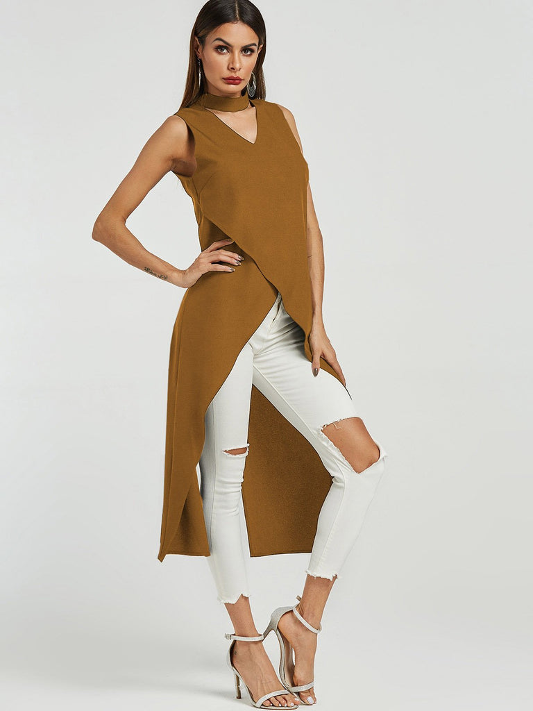 Sleeveless Blouses For Work