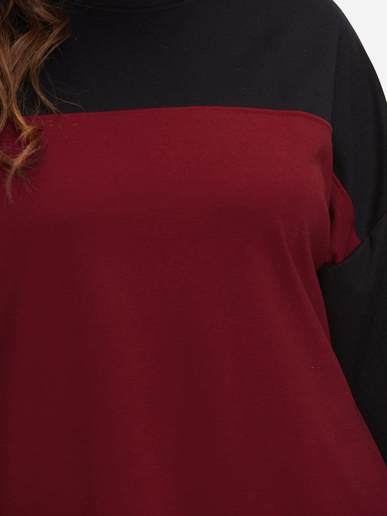 Ladies Long Sleeve Plus Size Dress