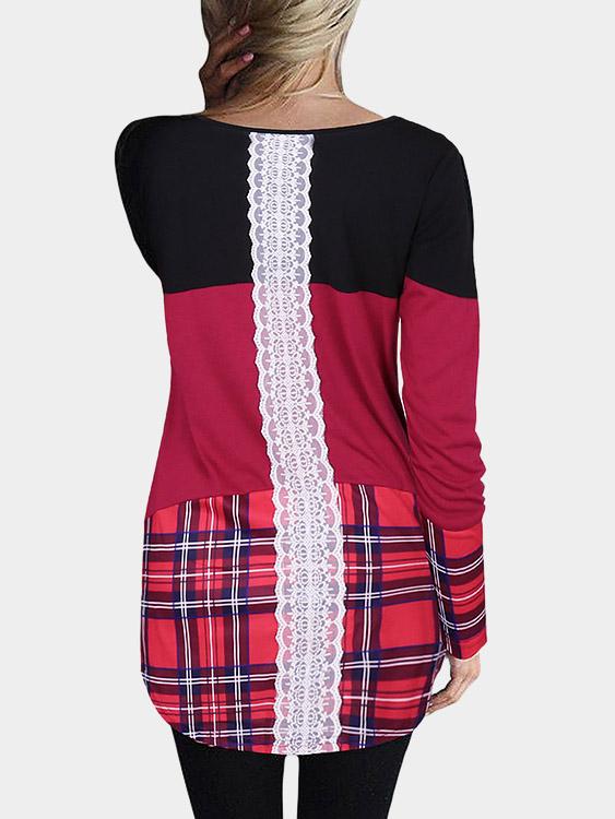Womens Burgundy T-Shirts