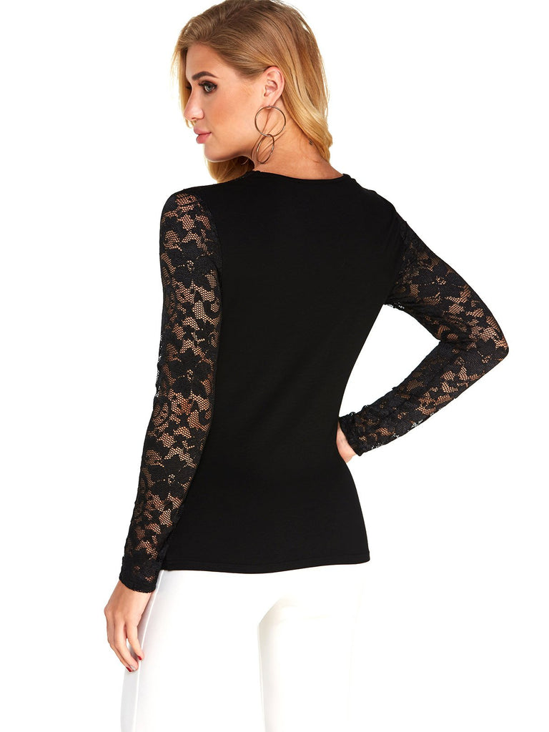 Womens Black T-Shirts