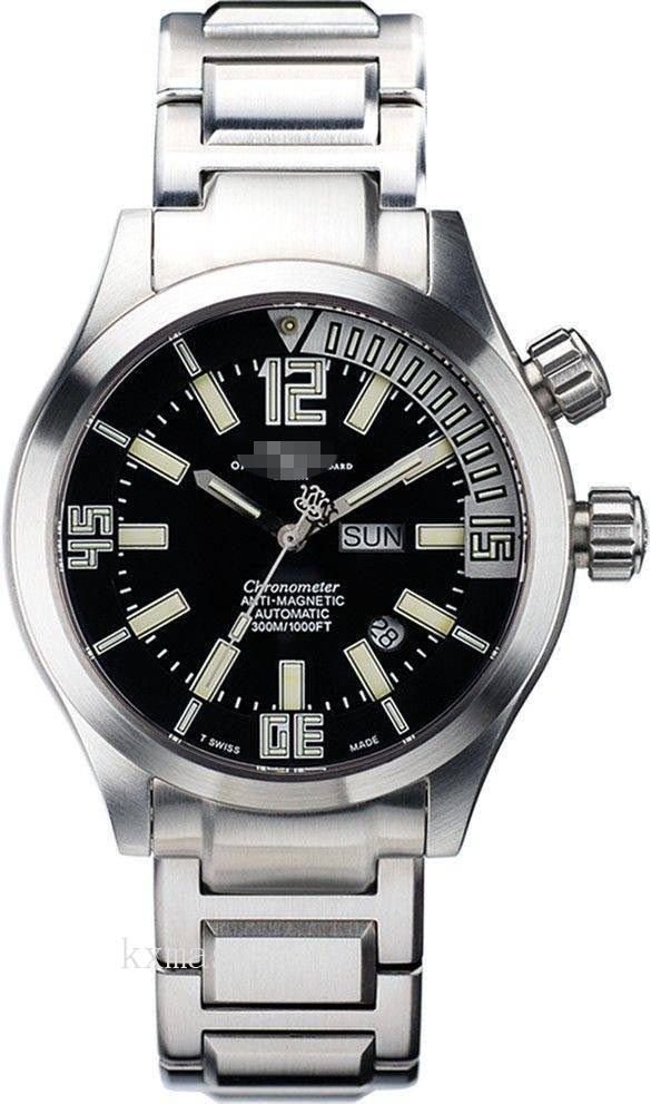 Wholesale Cool Titanium 22 mm Watch Band DM1022A-S1CA-BKSL_K0025551
