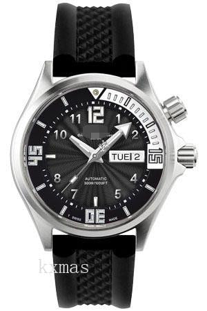 Wholesale Funky Rubber 20 mm Wristwatch Strap DM2020A-PA-BKWH_K0025553