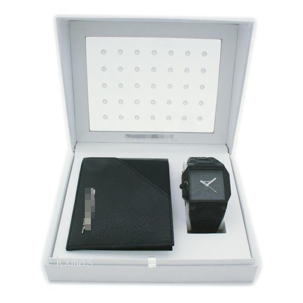 Discount Stylish Leather 24 mm Watch Strap DZ1355_K0037967